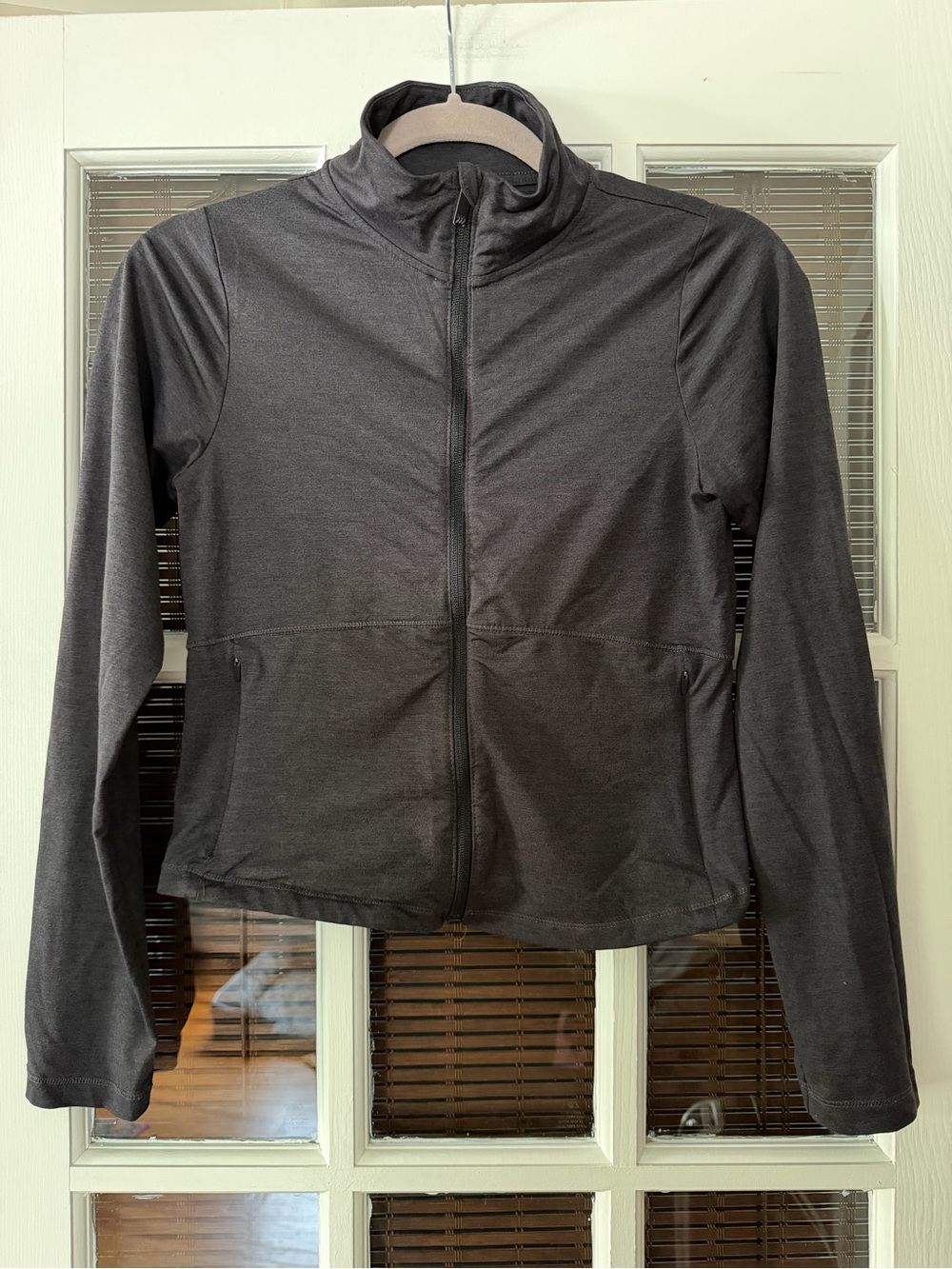 All In Motion Women's S Black Full Zip Athleisure Jacket Pockets | SKU 0590